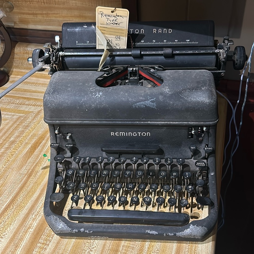 Vintage typewriter